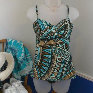 Ann Cole Convertable Tankini Swimsuit Top